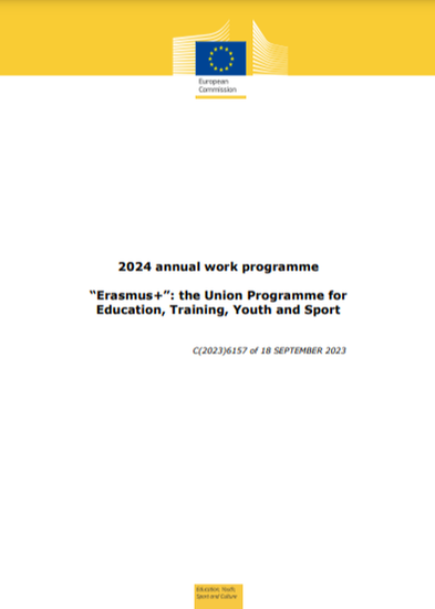 2021 Erasmus+ annual work programme